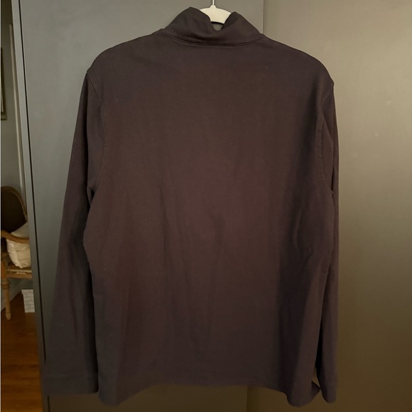 Men's Black Half-Zip Sweater - Picture 2 of 3